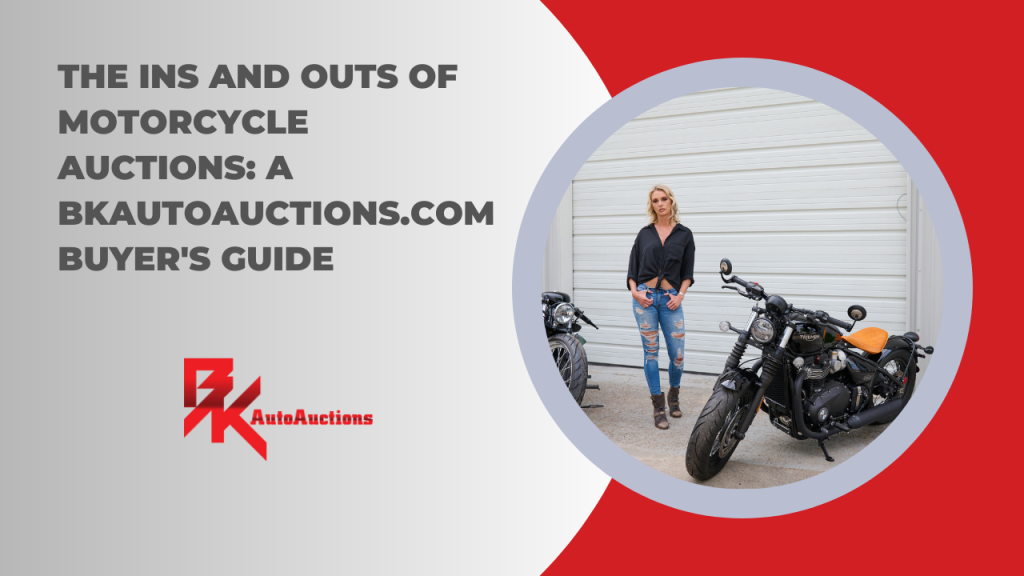 Motorcycle auctions can be a great way to find the perfect bike for your collection.